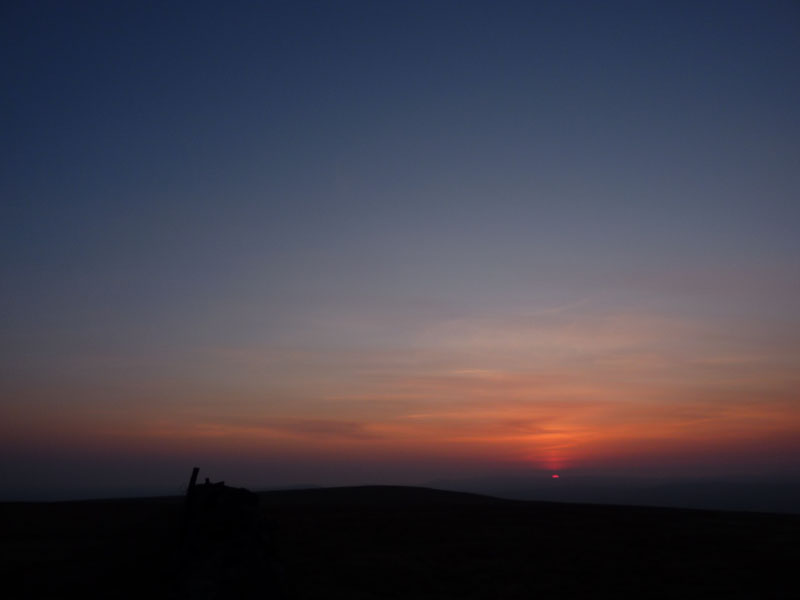 Pendle sunset